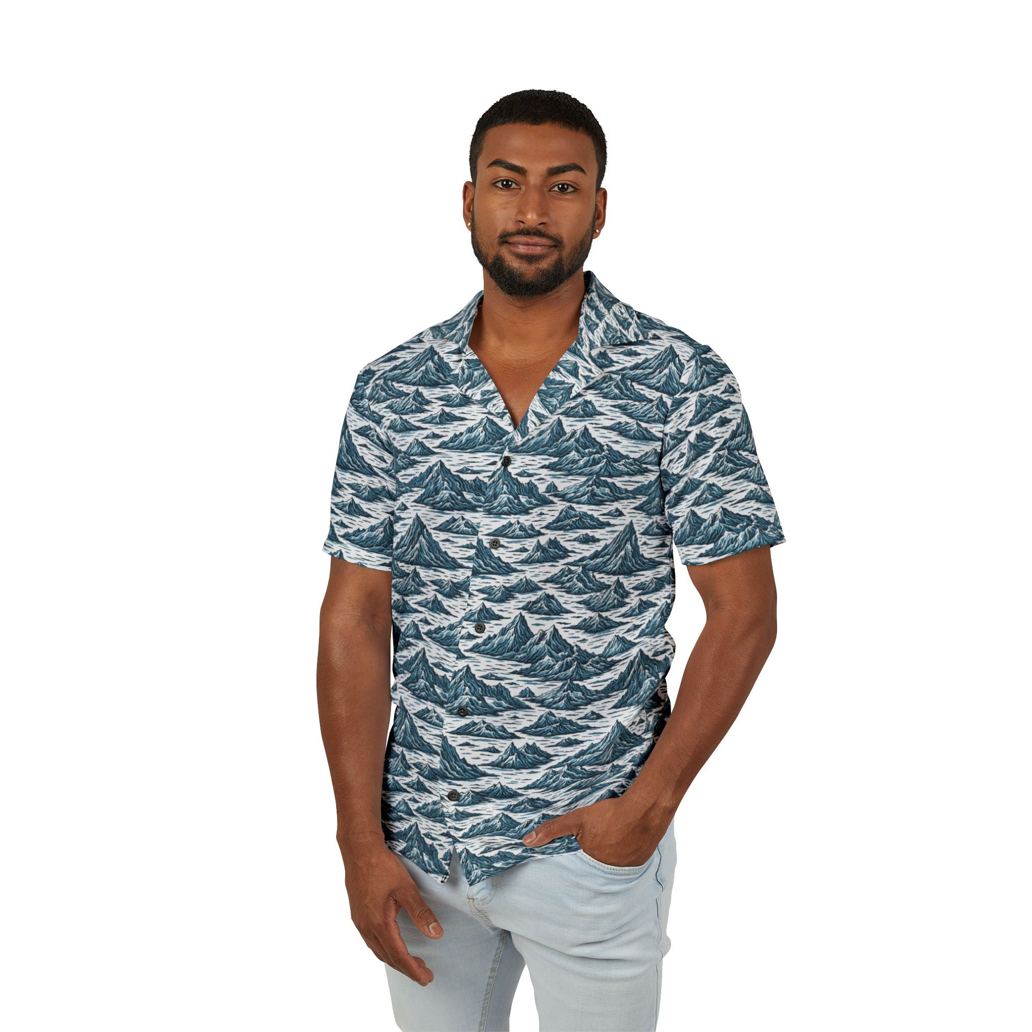 Mountain Waves Short Sleeve Hiking Shirt