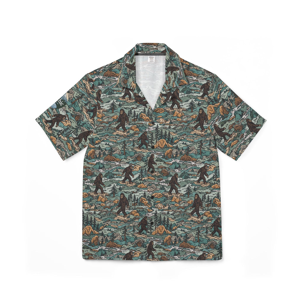 Squatch Camo Short Sleeve Hiking Shirt