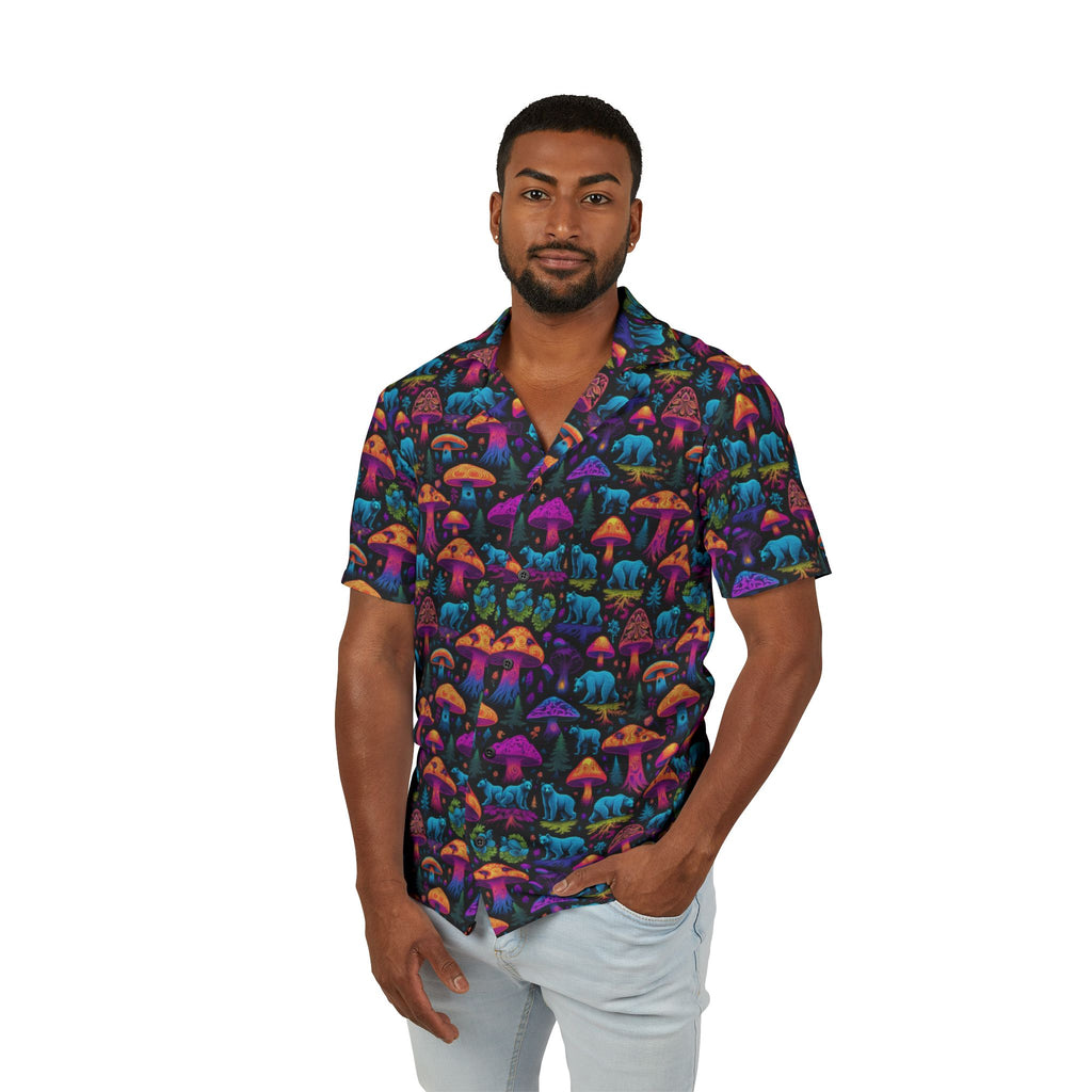 Glowing Bears Short Sleeve Hiking Shirt